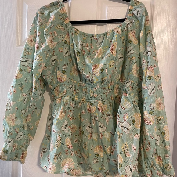 Torrid Cotton Clip Blouse - Picture 3 of 3